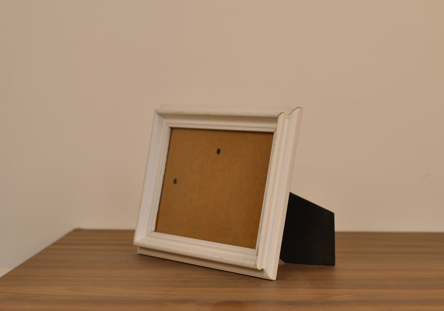 Porta retrato de madera, color blanco