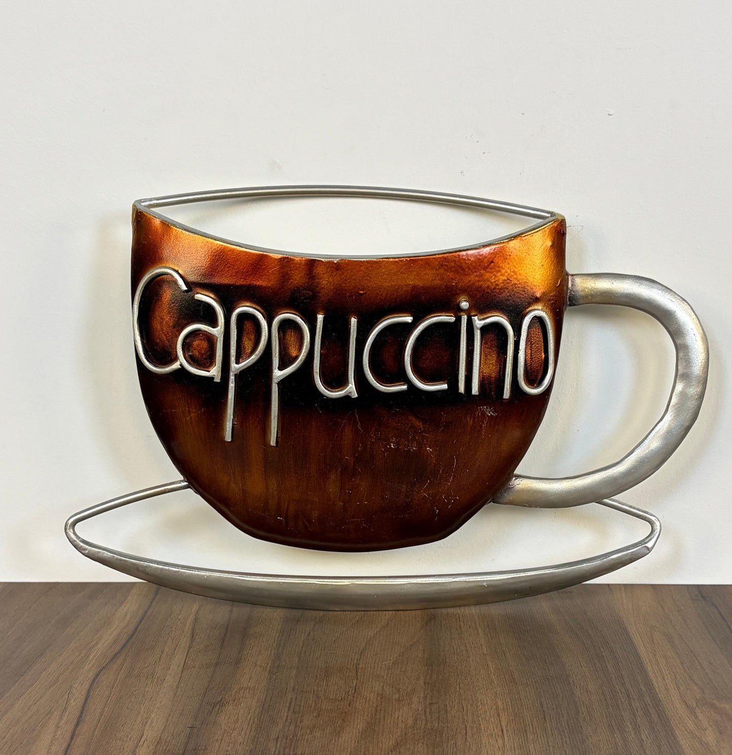 Arte de Pared de Metal – Taza de Café