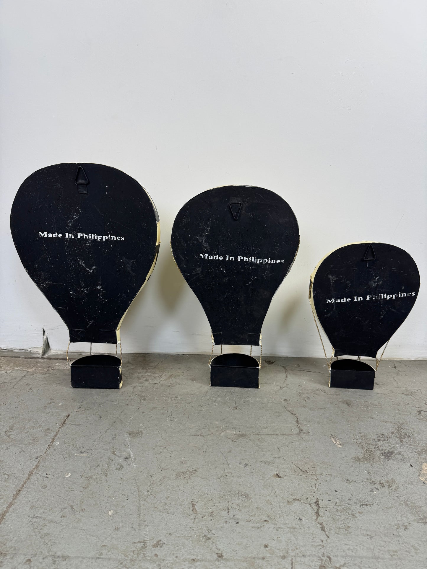 Globos Aerostáticos de Metal – Set x3