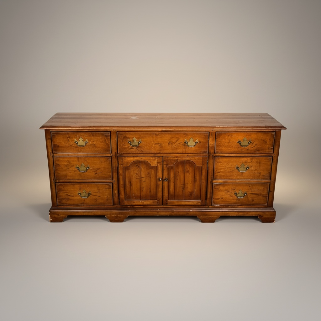 Cómoda Rústica Madera – Tono Café – Go Vintage