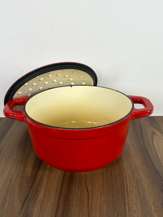 Olla de Hierro Fundido Esmaltado – Horno Holandés