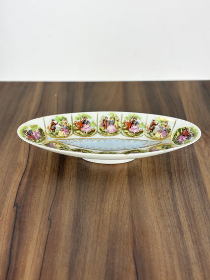 Bandeja Porcelana Estilo Fragonard