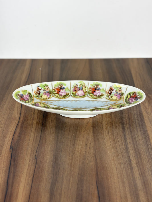 Bandeja Porcelana Estilo Fragonard