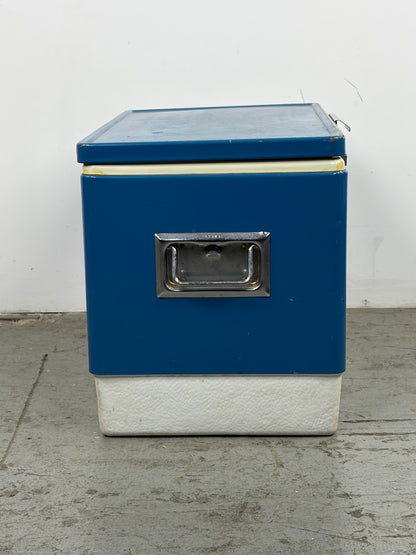 Hielera Coleman Vintage Azul – Años 60