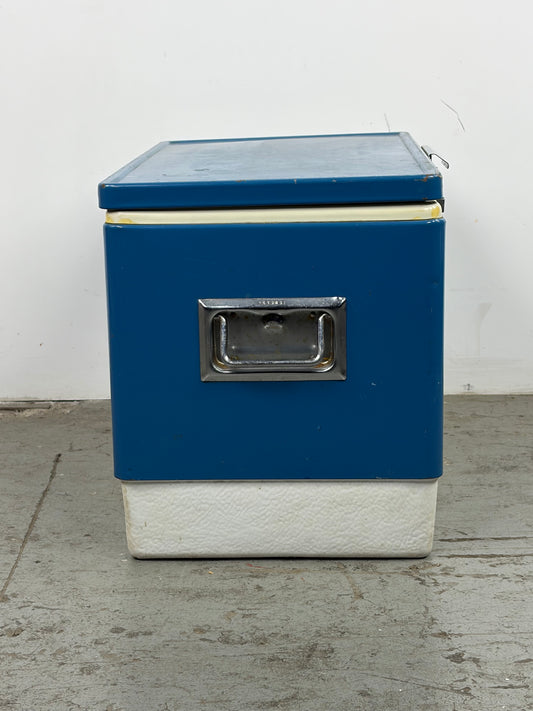 Hielera Coleman Vintage Azul – Años 60