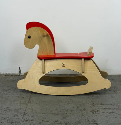 Caballo Balancín Hape Madera – Rojo