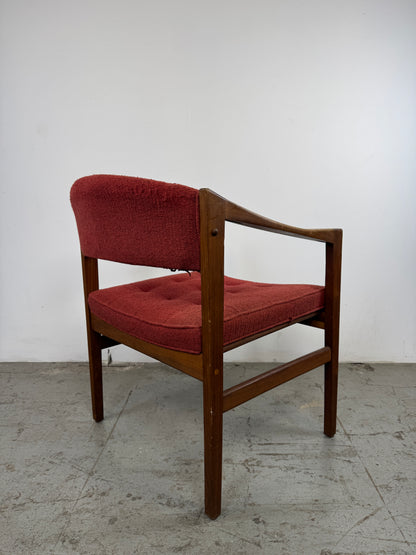 Silla Lounge Mid-Century – Madera Oscura