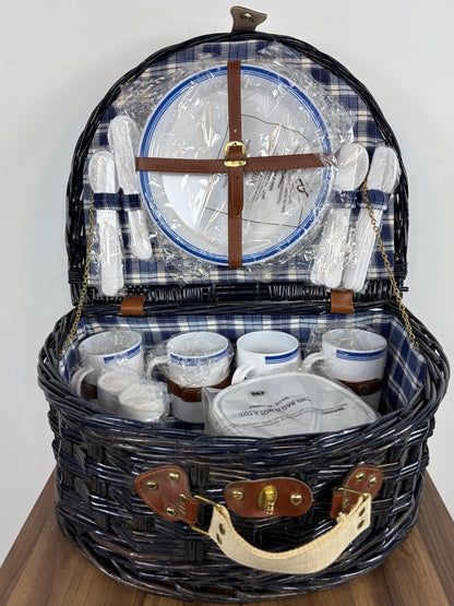 Cesta de Picnic Mimbre – 4 Personas