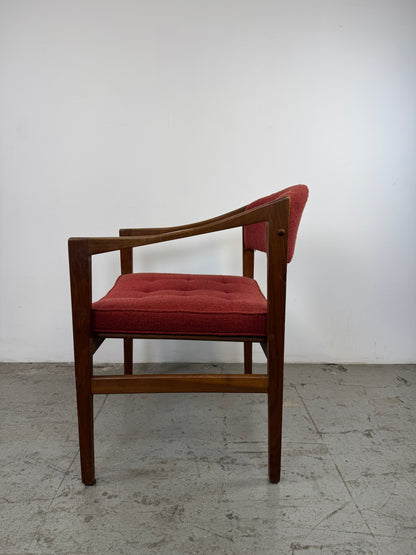 Silla Lounge Mid-Century – Madera Oscura