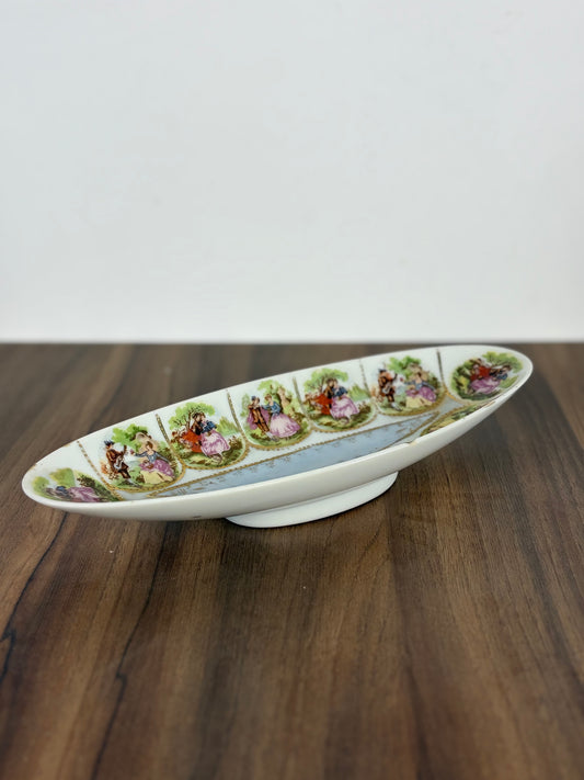 Bandeja Porcelana Estilo Fragonard