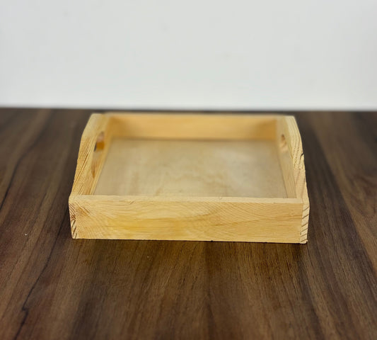 Servilletero de mesa de madera