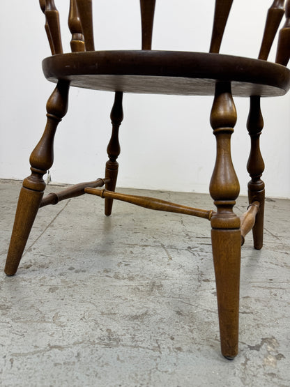 Silla de capitán antigua estilo inglesa Victoriano