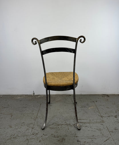 Silla Loft Hierro y Malla Mimbre