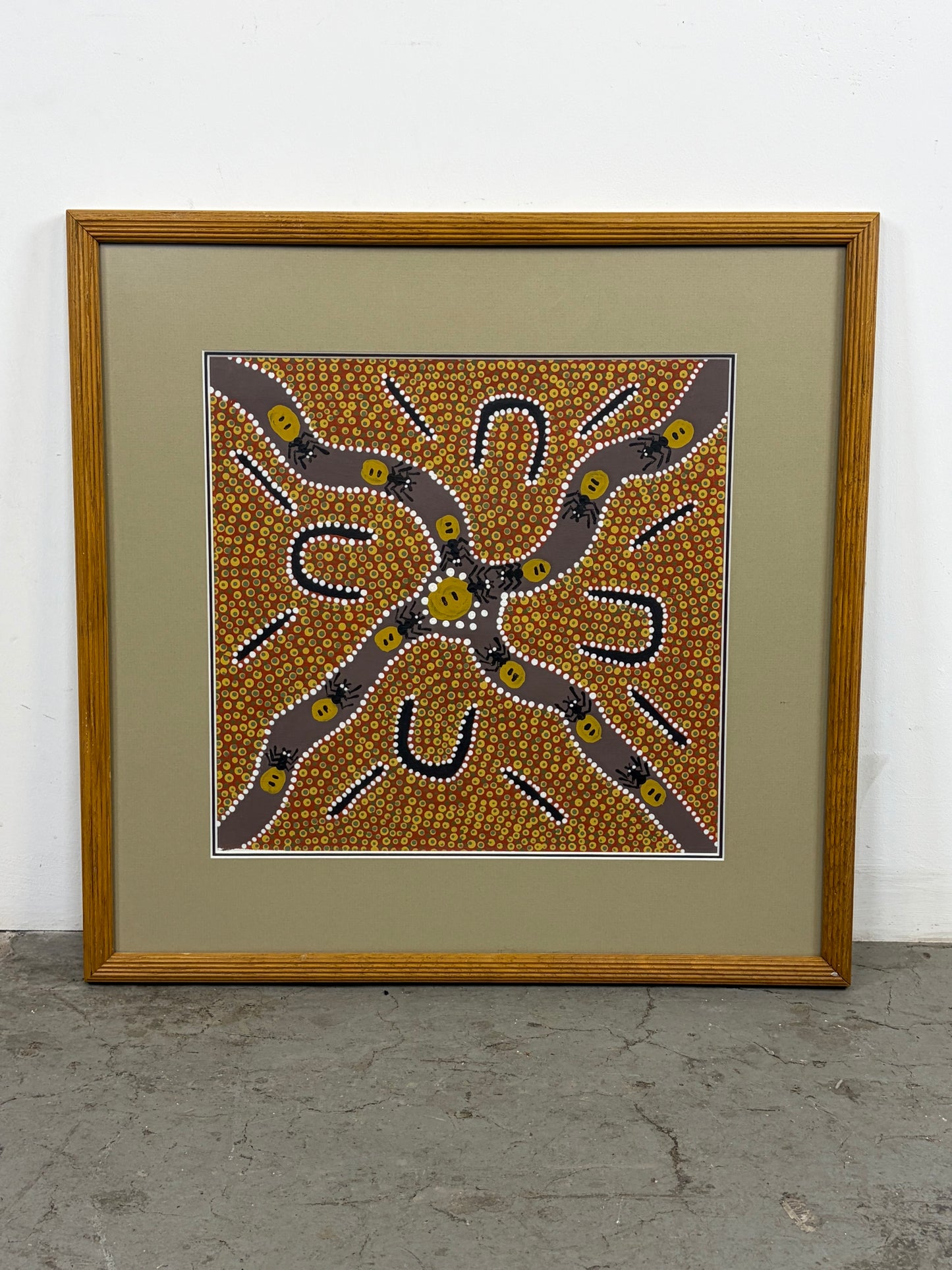 Pintura Aborigen – Soñando con el Pozo