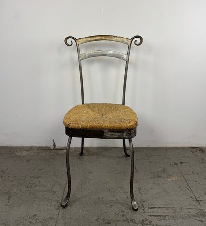 Silla Loft Hierro y Malla Mimbre