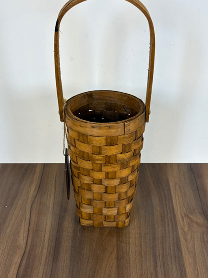 Cesta Colgante Tejida – Estilo Longaberger