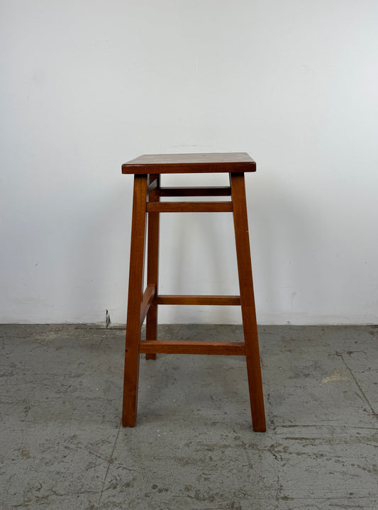 Taburete Alto Madera Natural – x2