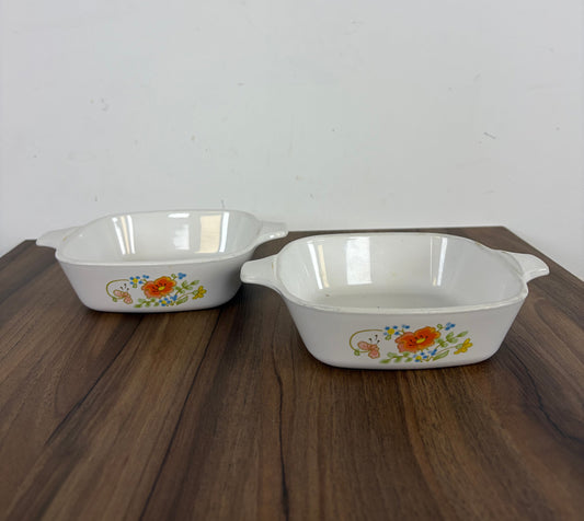Cazuela CorningWare Wildflower Blanca