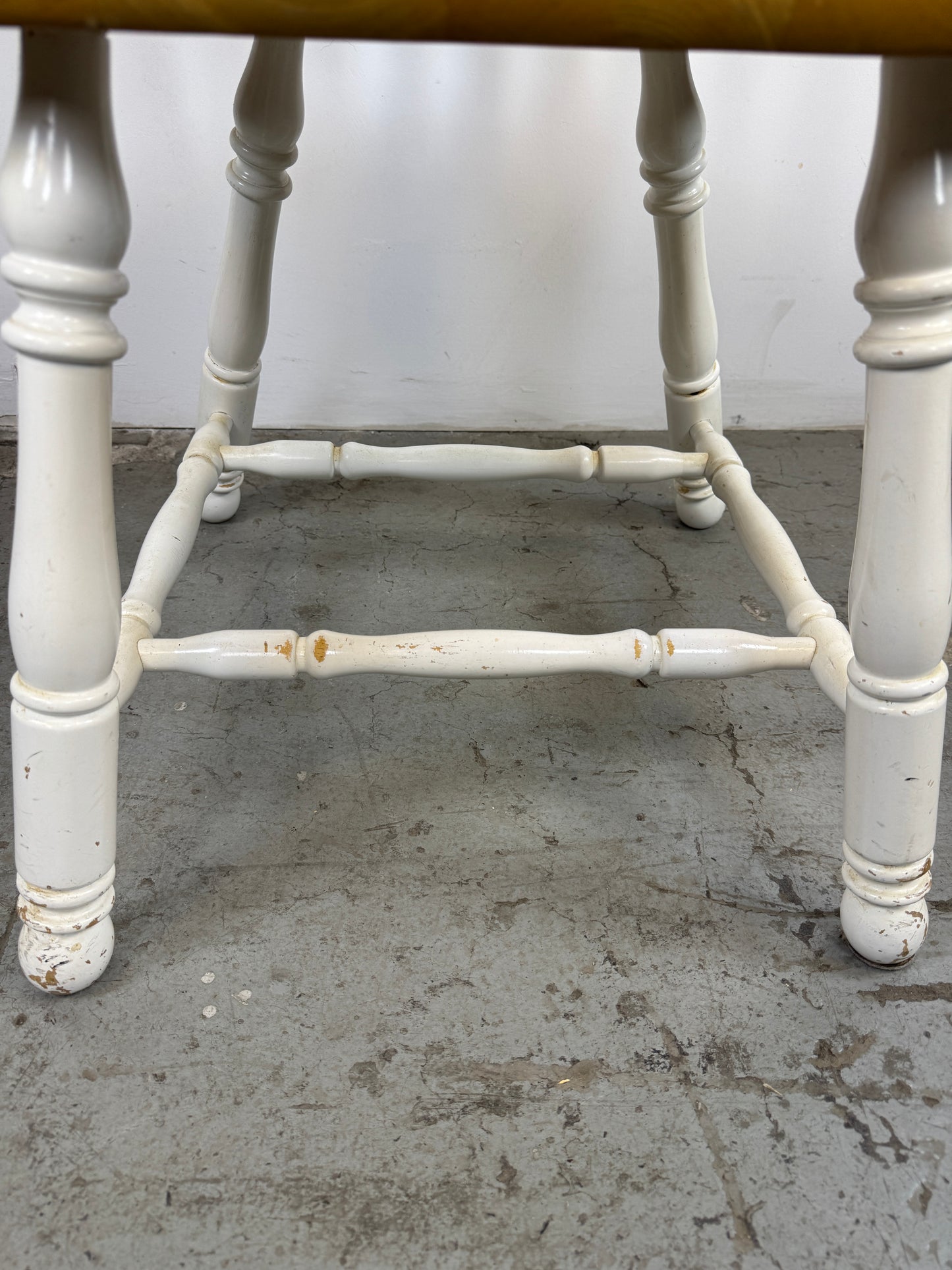 Silla Windsor Bicolor Madera y Blanco