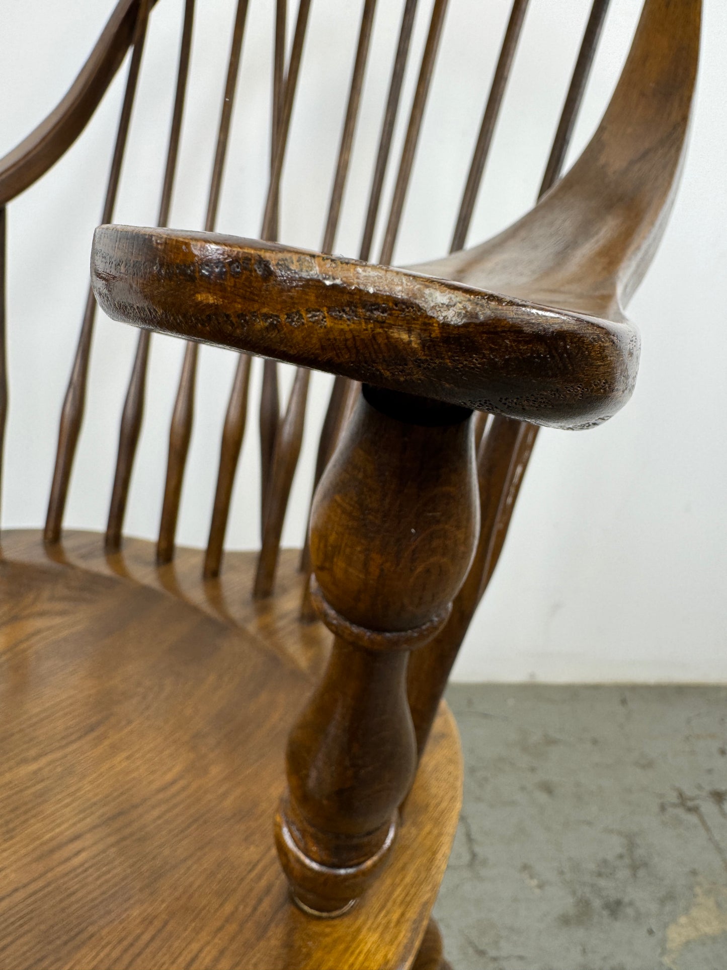 Silla Estilo Windsor de Madera, Respaldo de Varillas