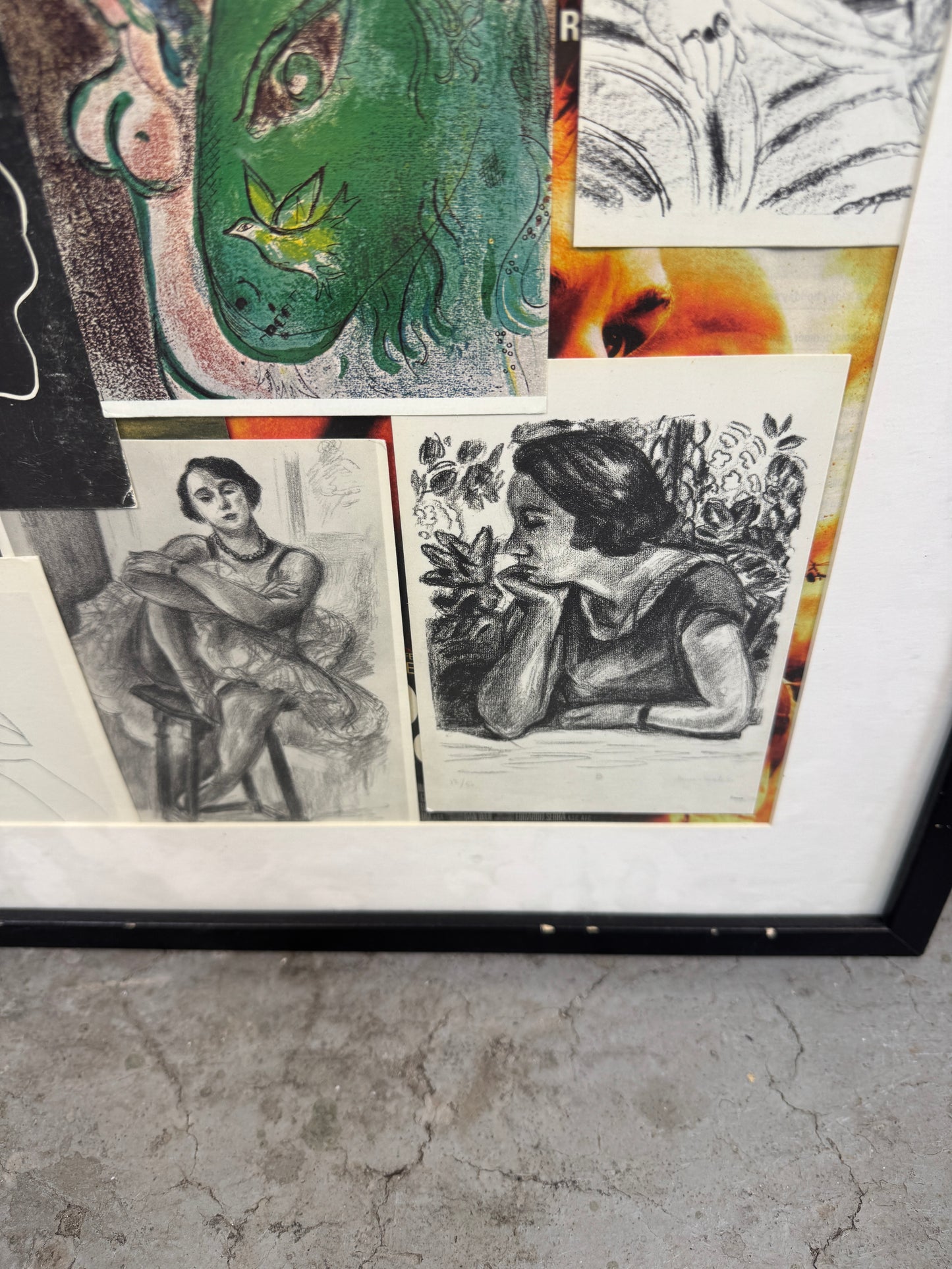 Collage Enmarcado Picasso y Matisse