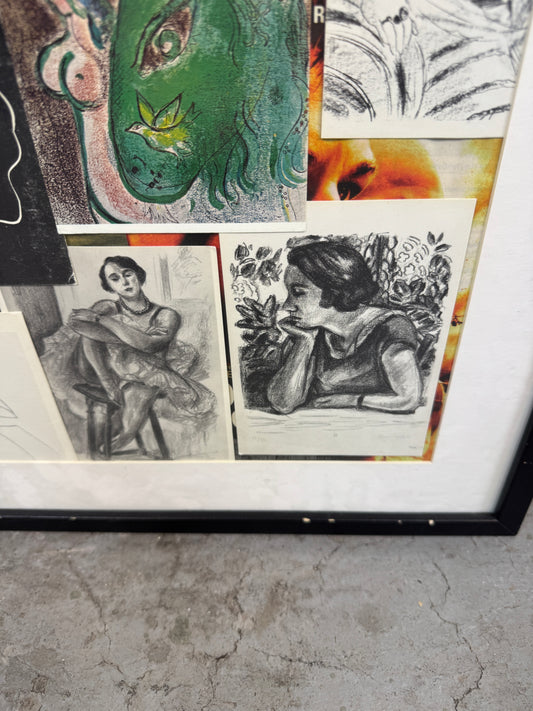 Collage Enmarcado Picasso y Matisse