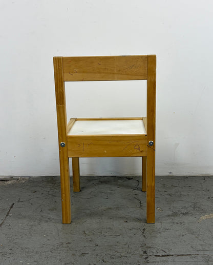 Silla Infantil Madera Blanca