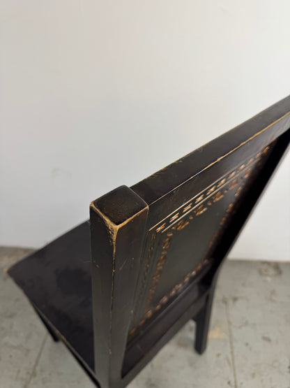 Silla Clásica Madera con Respaldo Alto