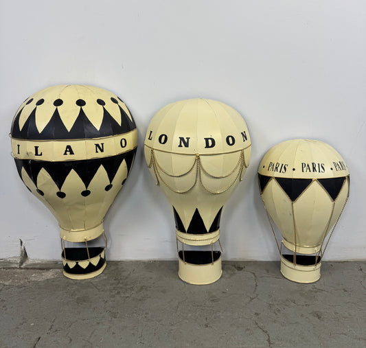 Globos Aerostáticos de Metal – Set x3