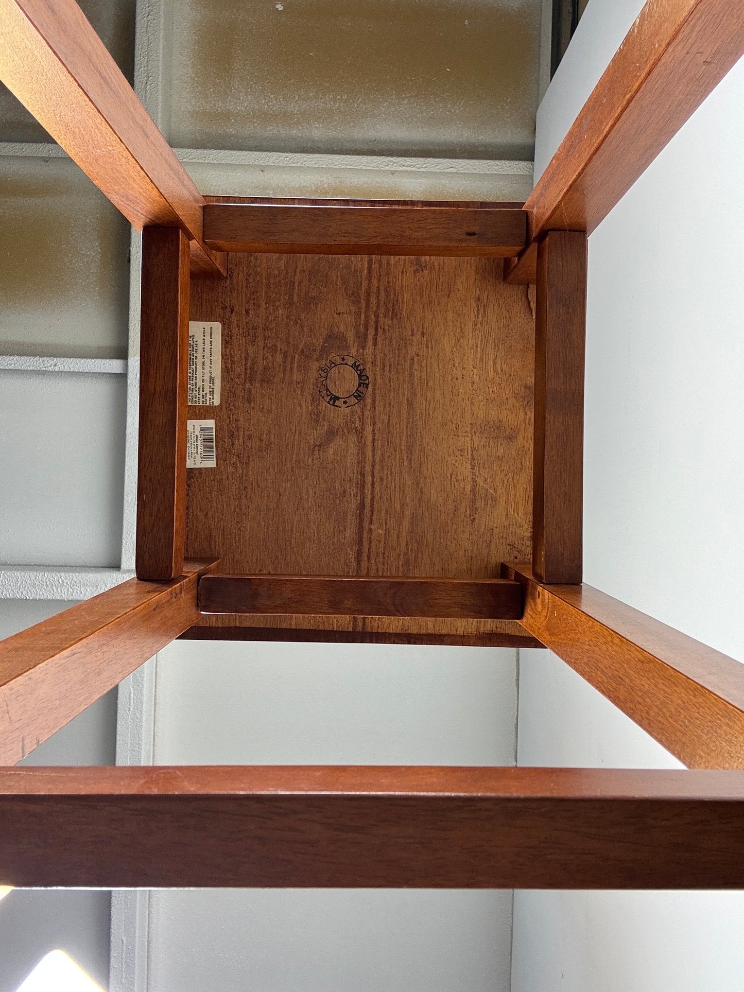 Taburete Alto Madera Natural – x2