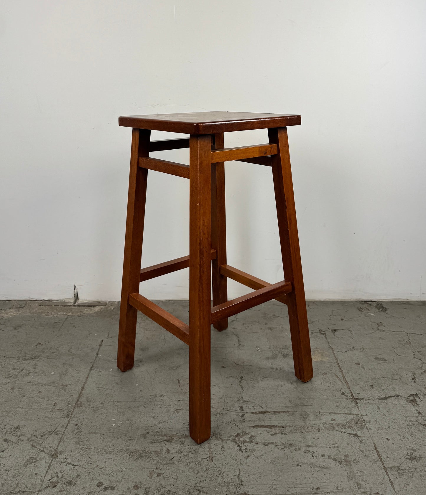 Taburete Alto Madera Natural – x2