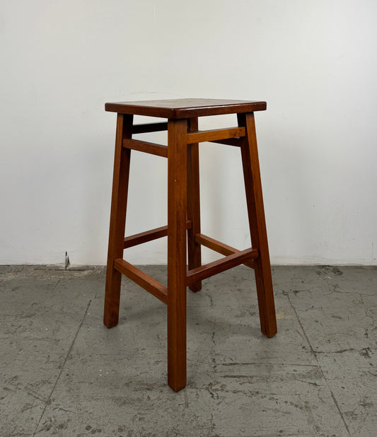 Taburete Alto Madera Natural – x2