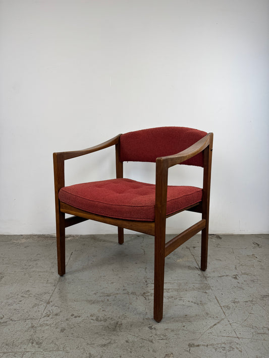 Silla Lounge Mid-Century – Madera Oscura