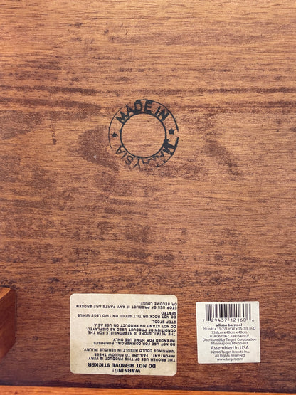 Taburete Alto Madera Natural – x2