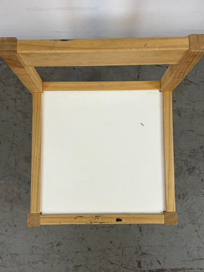 Silla Infantil Madera Blanca