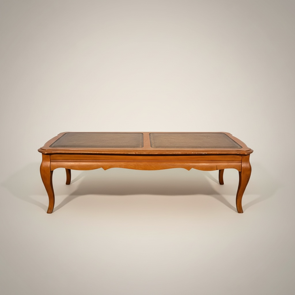 Mesa de Centro Inglesa con Patas Cabriole – Go Vintage