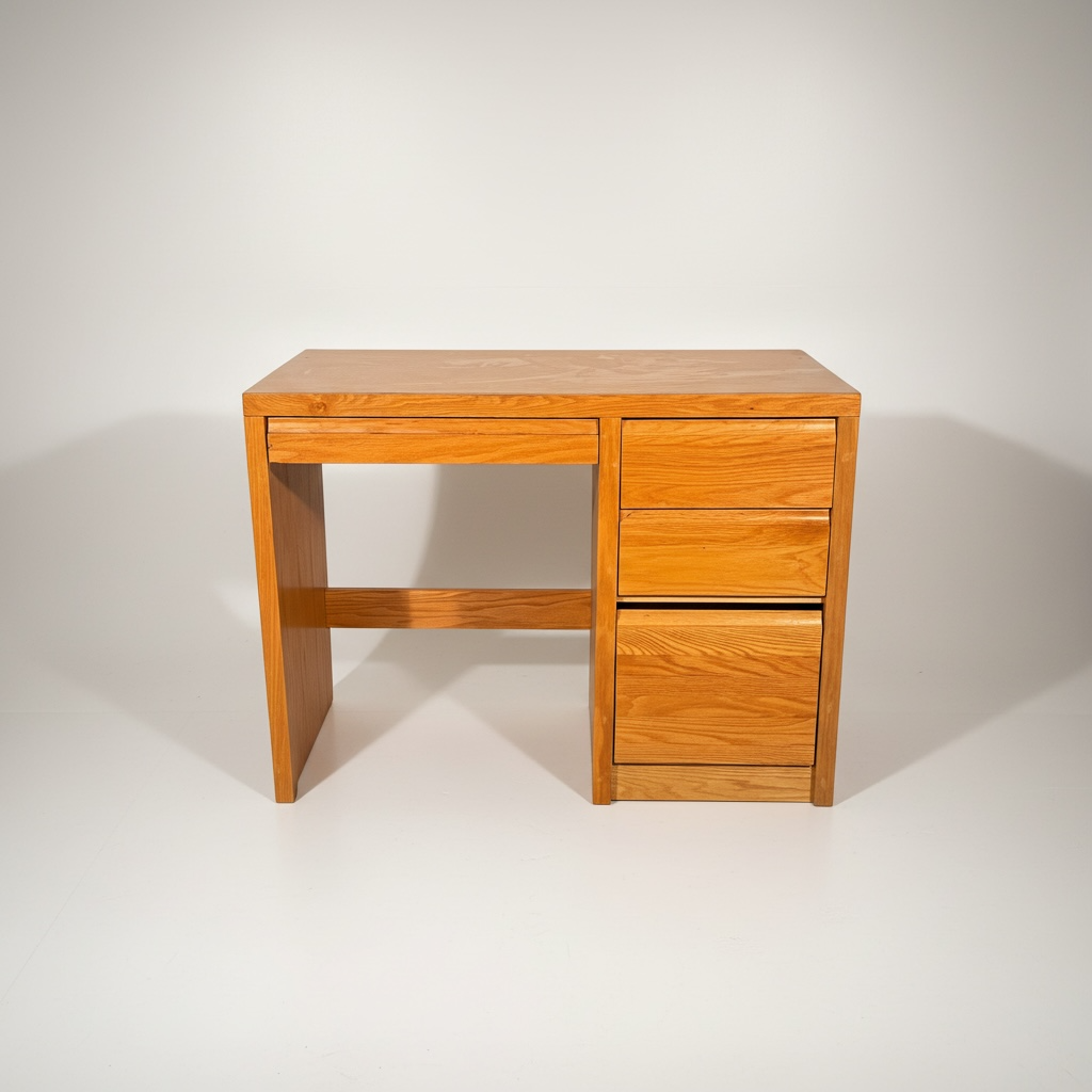 Escritorio de Madera con Cajones – Go Vintage