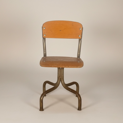 Silla Escolar Industrial Vintage – Go Vintage