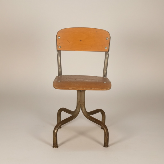 Silla Escolar Industrial Vintage – Go Vintage