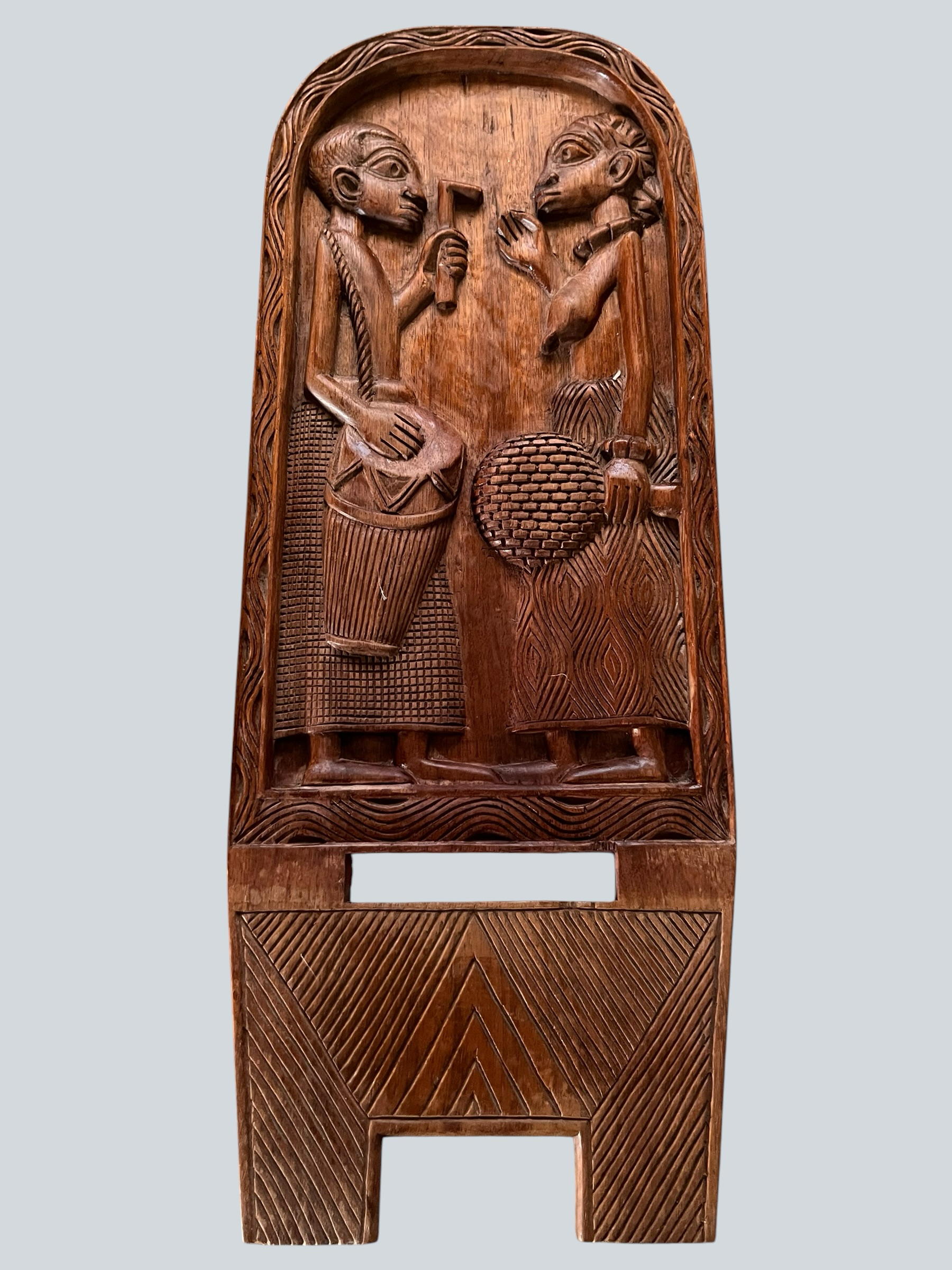 Placa de pared africana de madera – Go Vintage