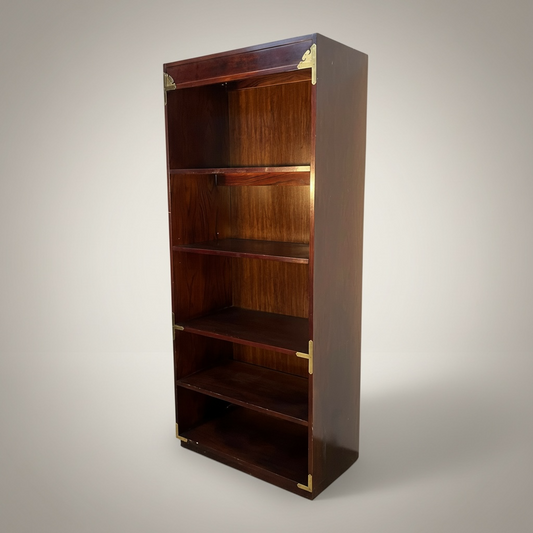 Estantería Madera Oscura Estilo Campaña – Go Vintage