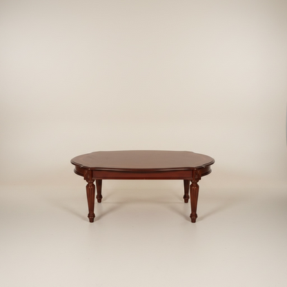 Mesa de centro estilo gustaviano o Luis XVI de caoba con – Go Vintage